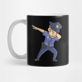 Dabbing Police Men Funny Policeman Dab Dance Mug